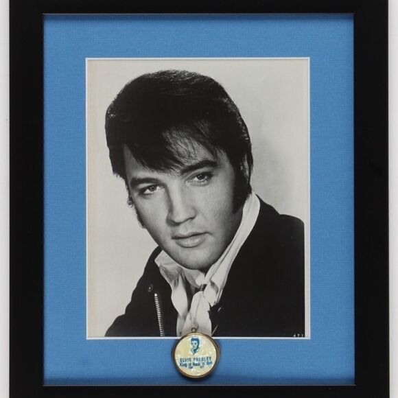Elvis Presley 13x15 Custom Framed Photo Display - Picture 1 of 1